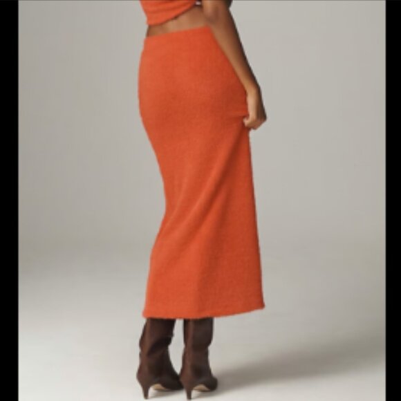 Brand New 2-Piece Anthropologie Fuzzy Knit Skirt Set by Maeve - Picture 8 of 8